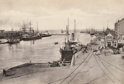 السويد / السويد: مالمو ، ميناء (صورة b / w) بواسطة المصور السويدي