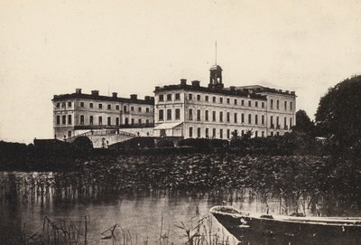 السويد / السويد: Sodermanland ، قلعة Tullgarns (b / w photo) بواسطة المصور السويدي