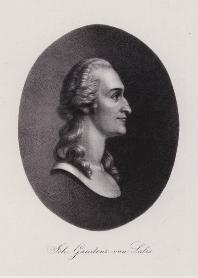 Johann Gaudenz von Salis-Seewis ، شاعر سويسري (نقش) بواسطة المدرسة السويسرية