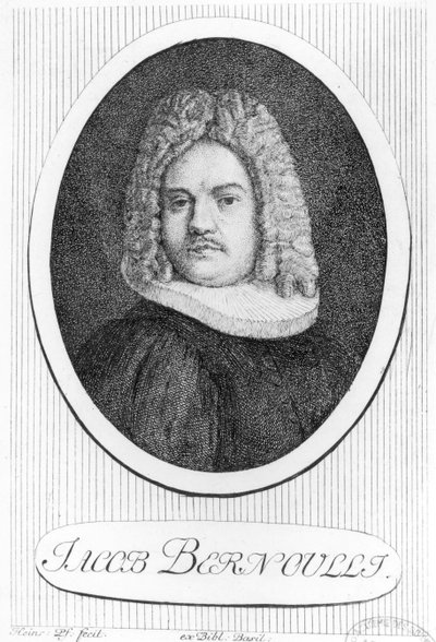 صورة جاك برنولي (1654-1705) بواسطة المدرسة السويسرية