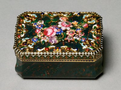 Snuff Box ، يُنسب إلى المنمنمات التي رسمها جان لويس ريختر بواسطة المدرسة السويسرية