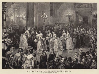 كرة دولة في قصر باكنغهام بواسطة Sydney Prior Hall