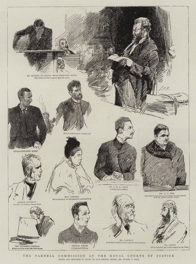 لجنة بارنيل في محاكم العدل الملكية بواسطة Sydney Prior Hall