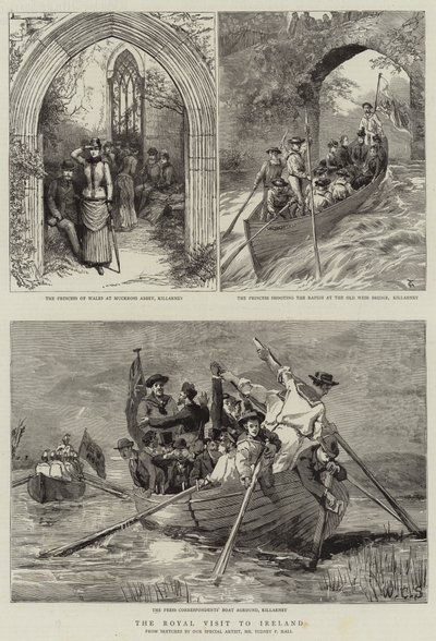 الزيارة الملكية لأيرلندا بواسطة Sydney Prior Hall