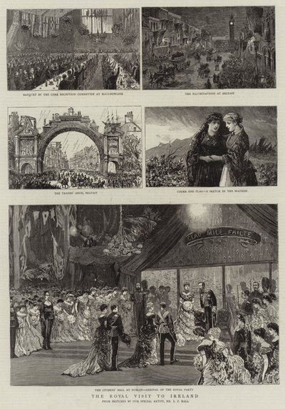 الزيارة الملكية لأيرلندا بواسطة Sydney Prior Hall