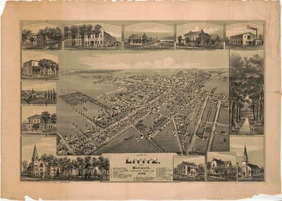 منظر ليتيز ووارويك ، مقاطعة لانكستر ، بنسلفانيا: 1887 بواسطة TM فاولر