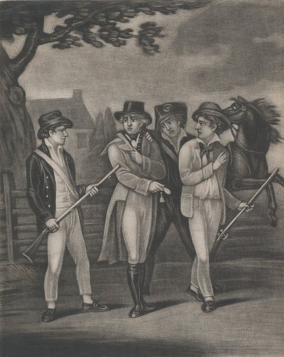 أخذ الرائد أندريه من قبل إنكورسابل بولنج ، ويليامز وفانفرت ، يوليو 4 ، 1812 بواسطة غير معروف