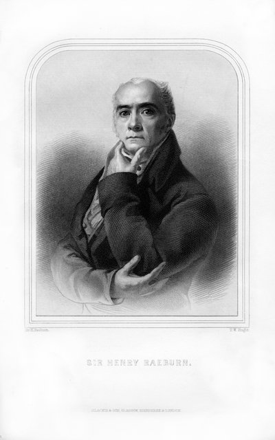 السير هنري رايبورن ، رسام بورتريه اسكتلندي ، 1870. بواسطة TW نايت