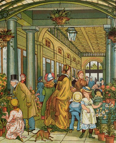 كوفنت غاردن من "لندن تاون" بواسطة T. and Houghton، E. Crane