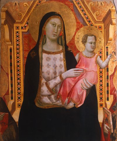 مادونا والطفل ، بواسطة Taddeo Gaddi (نشط من 1322 إلى 1366) بواسطة تديو جدي