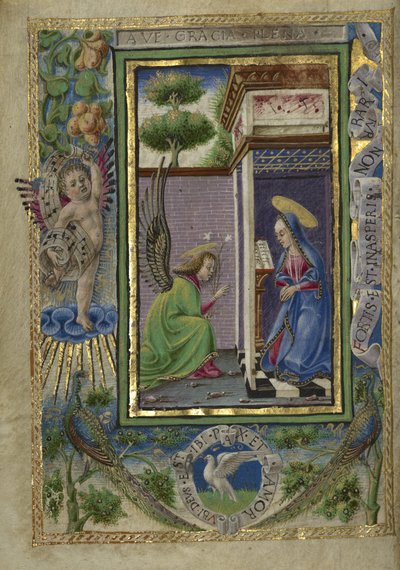 ساعات Gualenghi-d&39;Este بواسطة Taddeo و Giraldi Guglielmo (fl. 1445-89) Crivelli