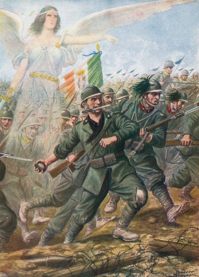 معركة نهر بيافي ، 1918 بواسطة تانكريدي سكاربيللي