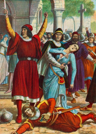 صلاة الغروب الصقلية ، 30 مارس 1282 بواسطة تانكريدي سكاربيللي