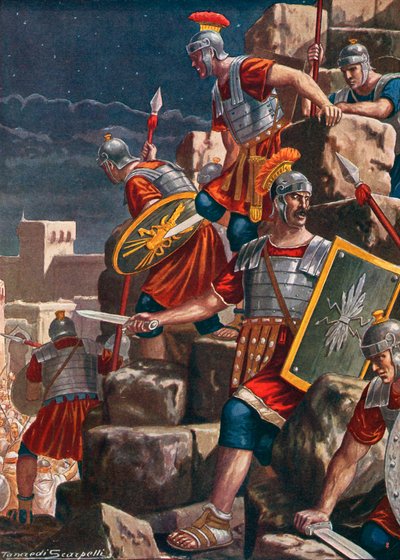 استيلاء الرومان على القدس تحت إشراف تيتوس بواسطة تانكريدي سكاربيللي