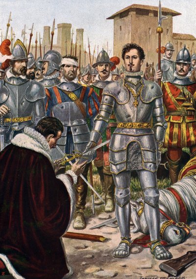 حرب إيطاليا (1521-1526): معركة بافيا (24 فبراير 1525) بواسطة تانكريدي سكاربيللي