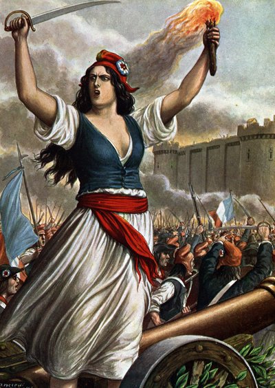 الثورة الفرنسية عام 1789: اقتحام الباستيل في 14 يوليو بواسطة تانكريدي سكاربيللي