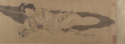 الجمال النوم على ورقة الموز. بواسطة يين تانغ