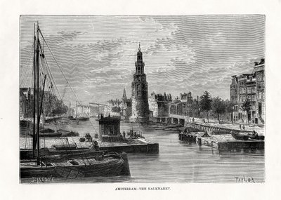 The Kalkmarkt ، أمستردام ، هولندا ، 1879 بواسطة تايلور