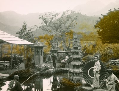 يوم الصيد في حديقة داينيتشي - دو في نيكو حوالي عام 1900 - 1915 (صورة فوتوغرافية) بواسطة 