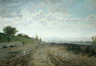 صباح يوم أرنو ، بواسطة Telemaco Signorini (1835-1901). بواسطة Telemaco Signorini