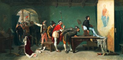 The sack of Rome (painting) بواسطة تيوفيلو باتيني