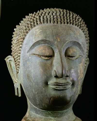 رأس بوذا عملاق (برونز) بواسطة Thai