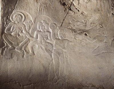 مشاهد بوذية ، فترة دافارافاتي (روك) بواسطة المدرسة التايلاندية
