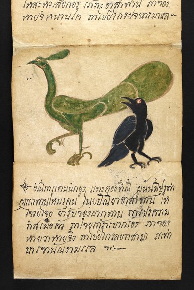 أو. 16482، f.6 "ساترا"  عن العرافة والنصائح من أجل حياة سعيدة وصحية (كتاب طي الورق) بواسطة المدرسة التايلاندية