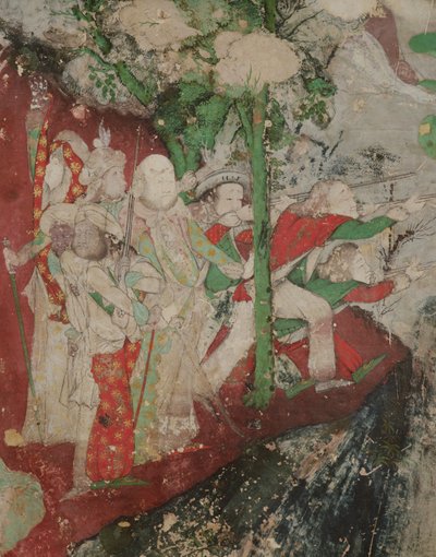 المرتزقة الغربيون ، وات Suwannaram ، Thonburi ، 1831 بواسطة المدرسة التايلاندية