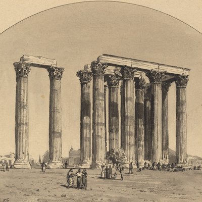 معبد زيوس الأولمبي بواسطة Themistocles من الكسارة الزاوية
