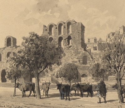مسرح هيرودس أتيكوس بواسطة Themistocles من الكسارة الزاوية