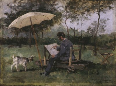 لوحة أرماند هينز (زيت على لوح) بواسطة Théo van Rysselberghe