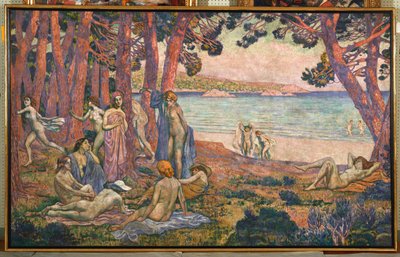 السباحون على البحر ، 1907-08 بواسطة Théo van Rysselberghe