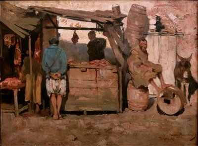 جزارة في طنجة بواسطة Théo van Rysselberghe