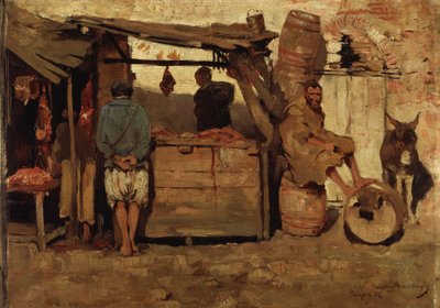 الجزارة في طنجة بواسطة Théo van Rysselberghe