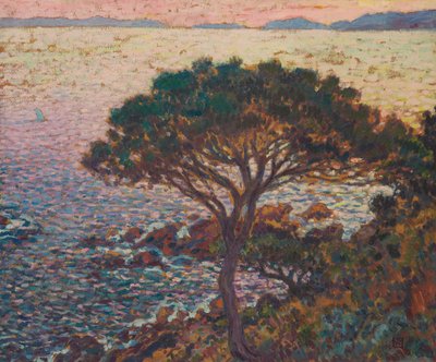 كاب بينات، الصنوبر على الساحل بواسطة Théo van Rysselberghe