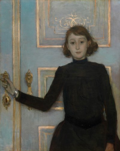 صورة لمارغريت فان مونس (زيت على قماش) بواسطة Théo van Rysselberghe