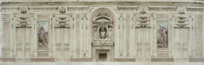 رسم تخطيطي لقاعة الزواج في دار بلدية كوربفوا: L