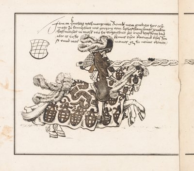 كتاب عن البطولات: Jouster Facing Right بواسطة ثيوبالد سينفيلدر