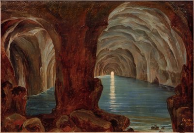 الكهف الأزرق في كابري بواسطة ثيوبالد فون أور