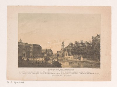 Deventer Houtmarkt و Muidergracht في أمستردام Deventer Houtmarkt Muidergracht (العنوان على الكائن) بواسطة جورج فيلهلم تيلكيمير