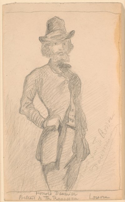 نسخة من لوحة H.Daumier بواسطة Th. روسو في متحف اللوفر بواسطة تيودور فيليبسن