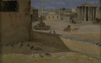 ما يسمى معبد فيستا في روما بواسطة تيودور فيليبسن