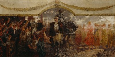 الشعب يقدم تكريما لبسمارك ، 1911 بواسطة تيودور روتشول