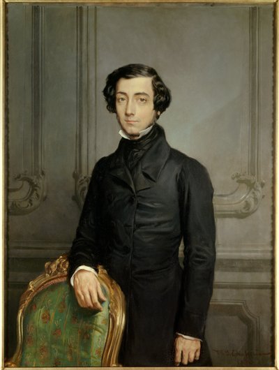 صورة الكسيس تشارلز هنري كليرال دي توكفيل (1805-1859) ، وزير الخارجية في عهد الجمهورية الثانية لوحة لثيودور تشاسيرو (1819-1856) بواسطة تيودور شاسريو