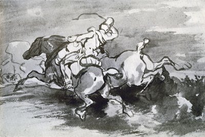 مدفعي يقود خيوله إلى الميدان ، 1913. بواسطة ثيودور جيريكولت
