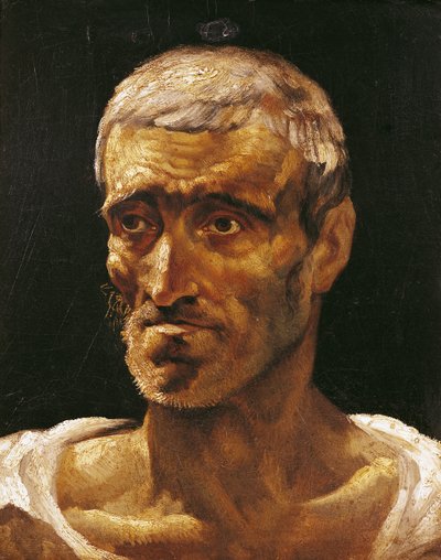 رأس رجل غرق السفينة ، دراسة عن طوف ميدوسا ، 1817-1919 بواسطة ثيودور جيريكولت