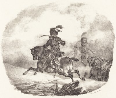 ضابط المدفعية الخفيف بالحرس الإمبراطوري (Officier d'artillerie legerie de la garde Imperiale) بواسطة ثيودور جيريكولت