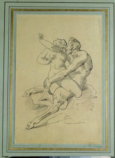 حورية و Satyr بواسطة ثيودور جيريكولت