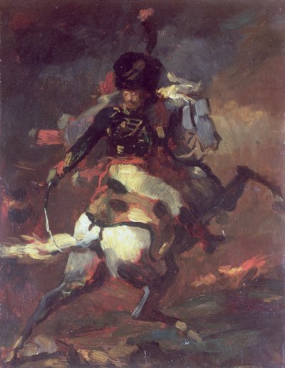 ضابط من Chasseurs شحن الخيل بواسطة ثيودور جيريكولت